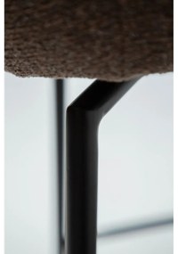 Hnedá čalúnená barová stolička (výška sedadla 67,5 cm) Glam – DAN-FORM Denmark