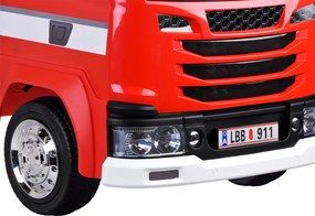 JOKOMISIADA Hasičské auto na batérie s vodným delom a húpacím mechanizmom PA0316