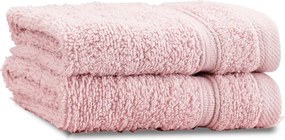 Svetloružové froté bavlnené uteráky v súprave 2 ks 30x30 cm Zero Twist – Catherine Lansfield