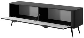 LAS Stolík pod TV Lante F - čierny