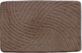 Erviplas, Protišmyková kúpeľňová predložka Classic hnedá, 50x80, hnedá, kúpeľňa