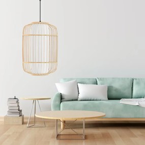 Toolight Toolight, stropné svietidlo 1xE27 APP1577-5C, prírodná hnedá, OSW-03611