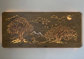 Svietiaci obraz strom Tri duby