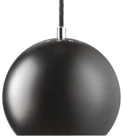 FRANDSEN Ball závesná lampa, Ø 18 cm, čierna matná