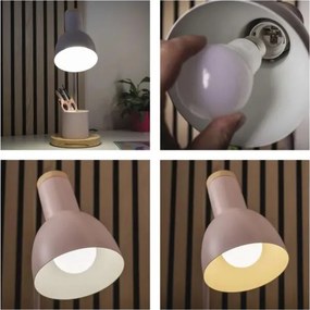 Stolová lampa POPPY 1xE27/25W/230V ružová
