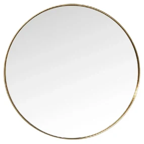 Elegant zrkadlo zlaté Ø100 cm