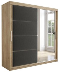 Skriňa Tapi 200 Dub Sonoma/Šedá