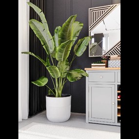 KRYT NA KVETINÁČ LUCA 140 MM BIELY *5656*