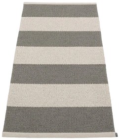 Antracitovo-krémový vnútorný a vonkajší behúň 70x150 cm Bob Charcoal Linen – Pappelina