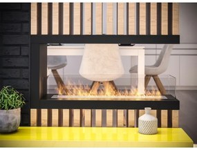 InFire - Rohový BIO krb 100x50 cm 3kW obojstranný