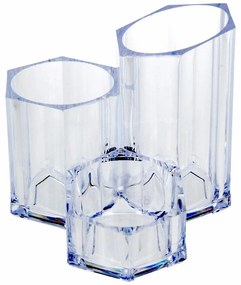 Kozmetický organizér Hexagon, číra