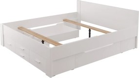 Postel Iwetta 180x200 cm, biela