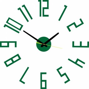 Nástenné hodiny Quartz, nalepovacie dekorácie, 3D zrkadlové nálepky Xmomo X0018-Wall clock HEU-