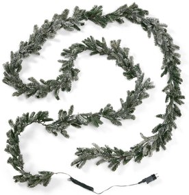 LED girlanda z imitácie jedľových vetvičiek