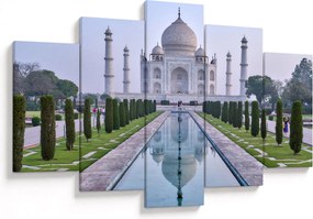 Obraz - Taj Mahal za východu slnka (150x105 cm)