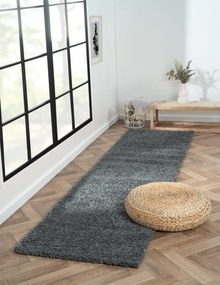 My Flair, Behúň My Shaggy dunkelgrau, 80x250, šedá, chodba / predsieň