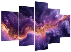 Obraz - Fialová hmlovina (150x105 cm)