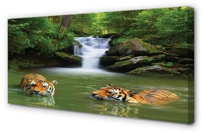 Obraz na plátne vodopád tigre 140x70 cm