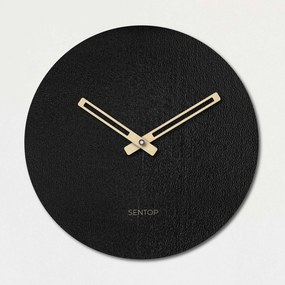SENTOP | Drevené nástenné hodiny kruh - javor, dub, orech, buk | SENTOP HDFK037 analógové