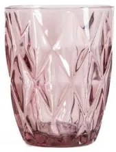 Sada štyroch pohárov LUNO ružová 748226 280 ml (4 ks)