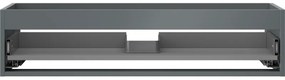 Mexen Box-A, závesná skrinka 100 cm, 1 zásuvka, grafitová matná, 91AX0-1000-235-1-66