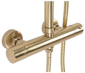 REA-P2323 - Sprchová súprava s termostatickou batériou PAROT brúsené zlato