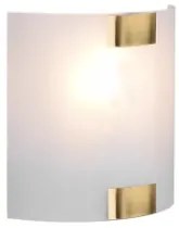PURA | Nástenná mosadzná sklenená lampa