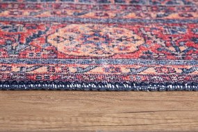 Luxusný koberec DARK BLUE, 210 x 310 cm, odtiene červenej