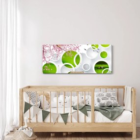 Obraz - Mólo nad jazerom (120x50 cm)