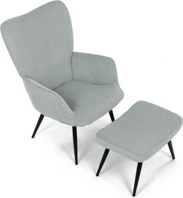 Autronic BONTEC Relaxačné kreslo, modrá, menčestrová látka, AK-L7285 BLUE6 Farba: Béžová