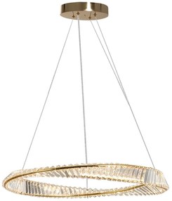 Toolight Toolight, LED krištáľová lampa 42W APP1064-1CP, zlatá, OSW-00676