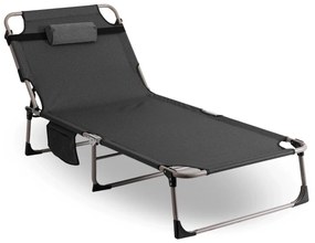 Záhradné lehátko s matracom a nastaviteľným operadlom VENUS