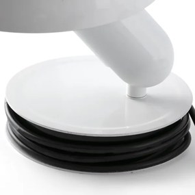 FARO 56101 - Stolná lampa s klipom 2v1 BELA 1xE27/15W/230V biela