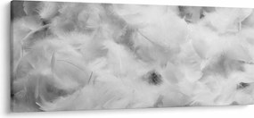 Obraz - Oblaky perie (120x50 cm)