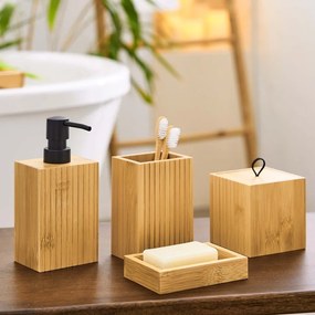 Bambusový dávkovač mydla v prírodnej farbe Hanoi – douceur d'intérieur