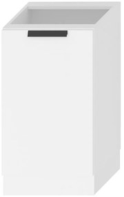 Kuchynská skrinka Denis d45 pl biely satén mat/biela