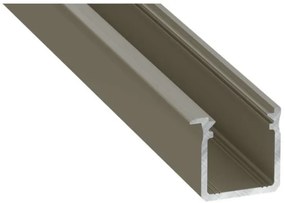 Led-Labs LED profil LUMINES typ J nerez elox 3m