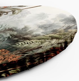 Gario Okrúhly obraz na plátne Hustá tropická džungľa Rozmery: 80 x 80 cm