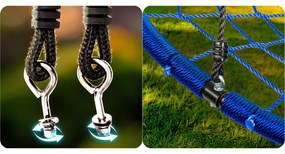 Neo-Sport SWINGO 95 cm modro-červená hojdačka bocianie hniezdo
