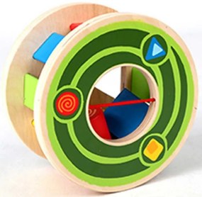 Ťahačka slimák s vkladacími geometrickými tvarmi