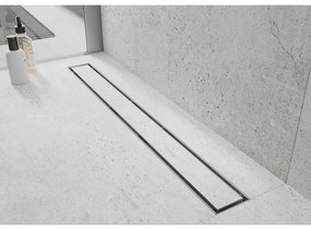 Mexen Flat nerezový sprchový žľab, 360°otočný sifon, 70 cm vzor M13, 2v1, 1010050-40