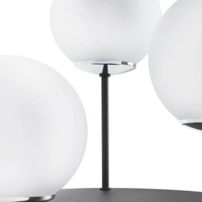 Stropné svietidlo Florence, 3x biele sklenené tienidlo, b/ch, o