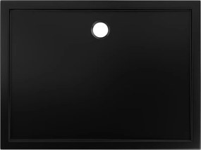 Mexen Flow Slim, obdĺžniková sprchová vanička 120 x 100 cm, čierna matná, 46R701012