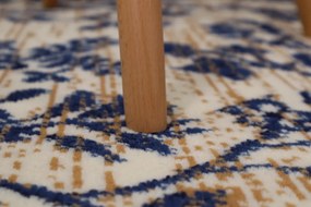 Alfa Carpets, TRHÁK: Kusový koberec Flowers beige, 190x280, béžová, obývacia izba