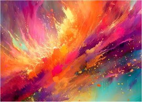 Sklenený obraz - Dynamická abstrakcia (70x50 cm)