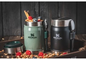 Čierna termoska na jedlo z nehrdzavejúcej ocele 400 ml Legendary Classic Black – Stanley