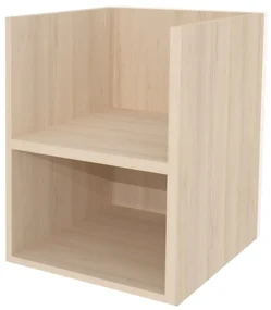 Mereo, Mereo Aira, kúpeľňová skrinka 40 cm, spodná, Multidecor, Javor Hard šampanský, MER-CN795SJHS2