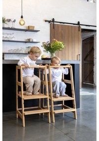 Učiaca veža z dubového dreva v prírodnej farbe Forrest – Vipack