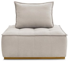 Béžové ženilkové kreslo Elisa – Bobochic Paris