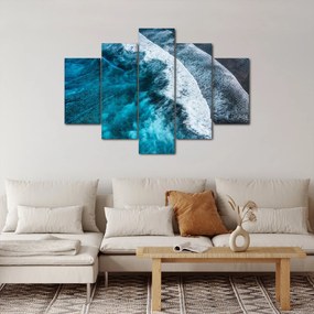 Obraz - Vlny na mori (150x105 cm)